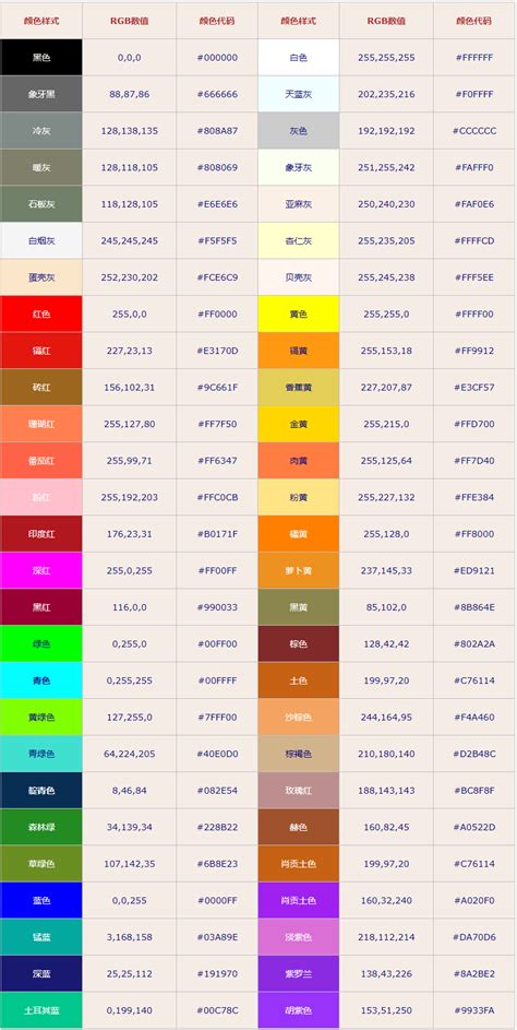 金橙色|rgb颜色表